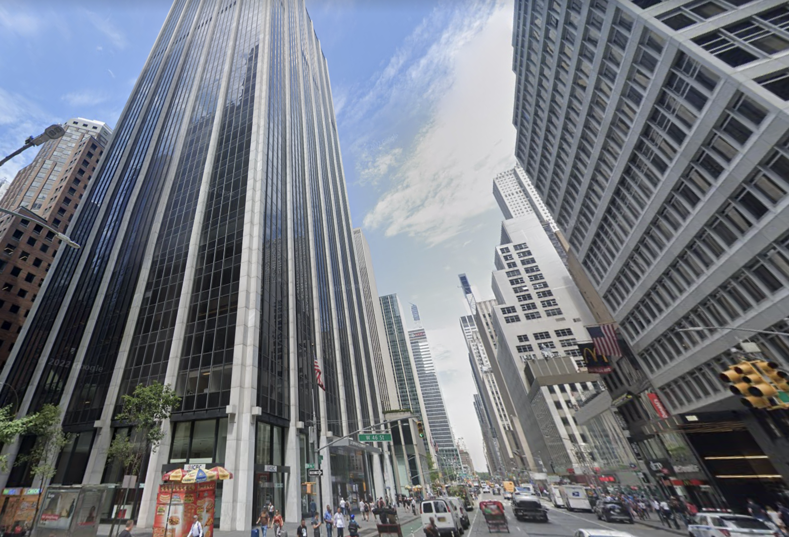 SL Green's 1185 6th Ave., which was just 69.3% leased as of March this year.