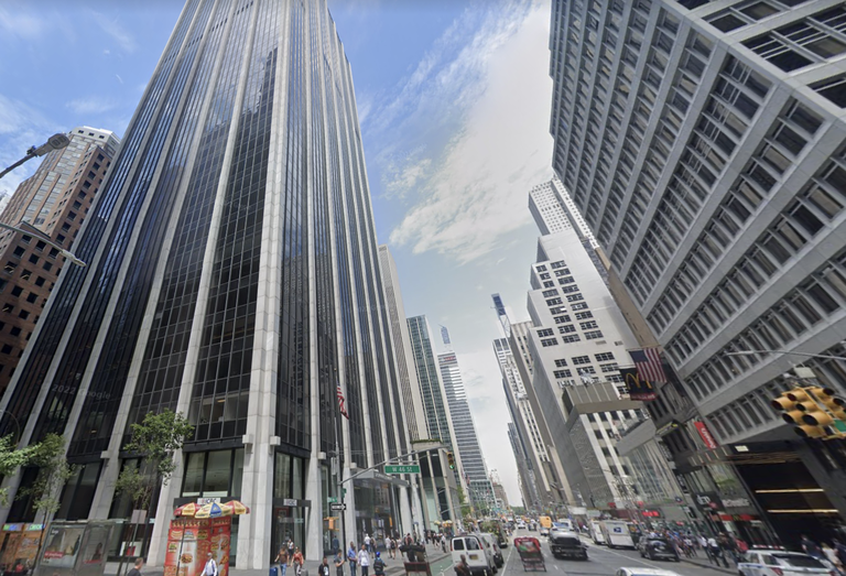 SL Green's 1185 6th Ave., which was just 69.3% leased as of March this year.