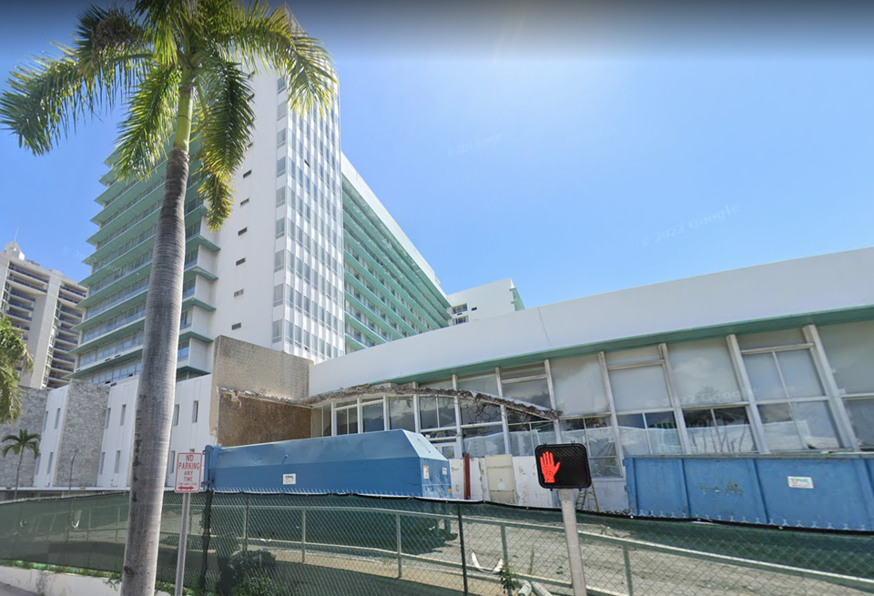 Deauville Resort on Collins Ave North Beach, Miami Beach, Fla.