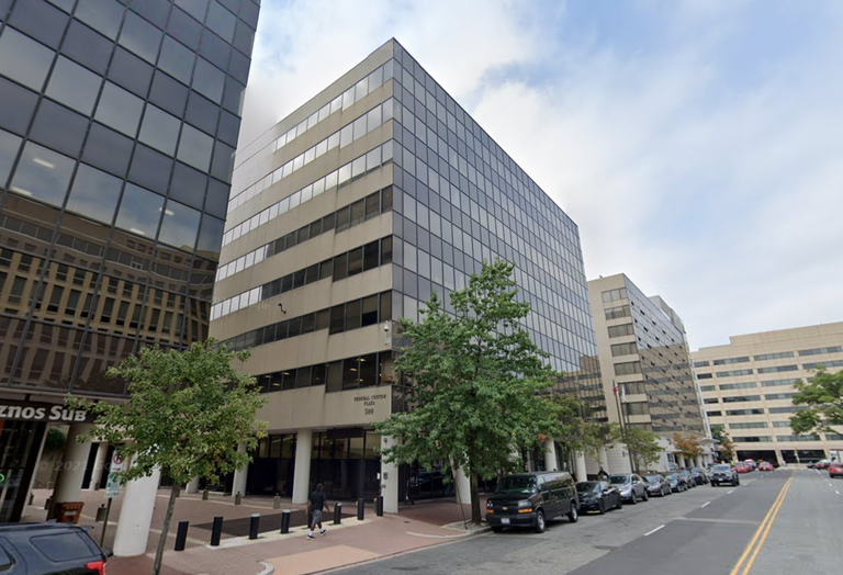 FEMA's headquarters at the Federal Center Plaza building at 500 C St.