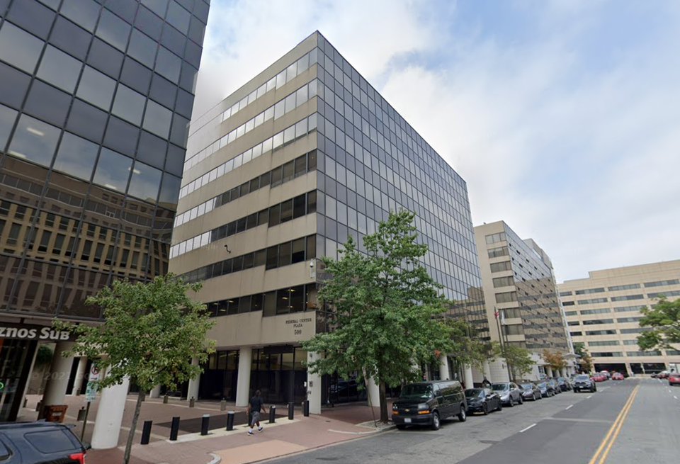 FEMA's headquarters at the Federal Center Plaza building at 500 C St.