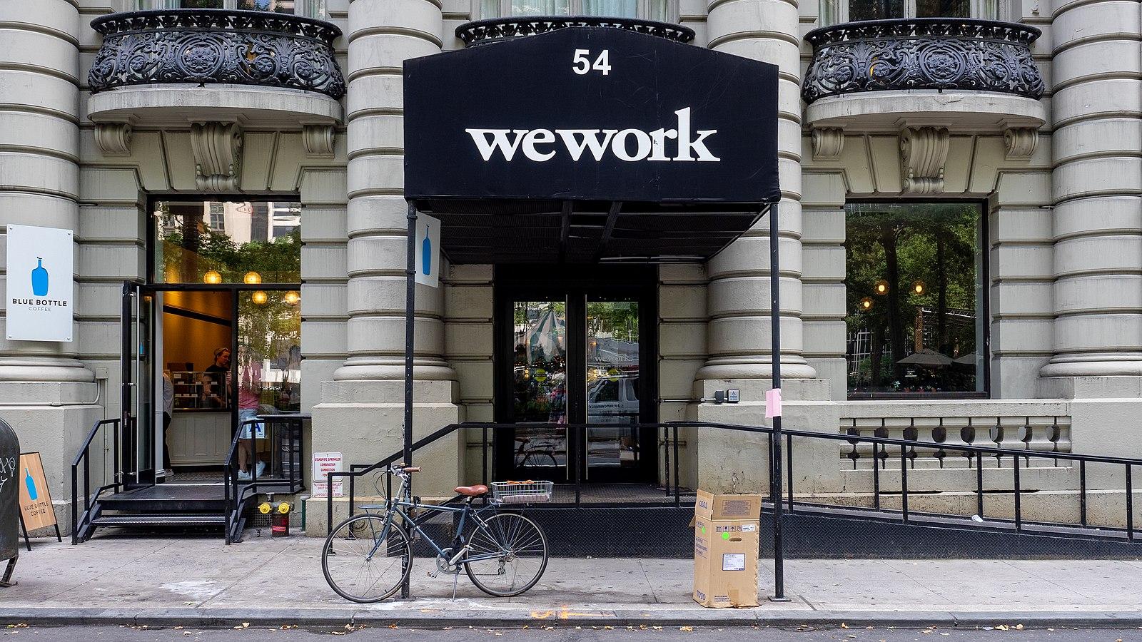 A former WeWork location in Midtown Manhattan.