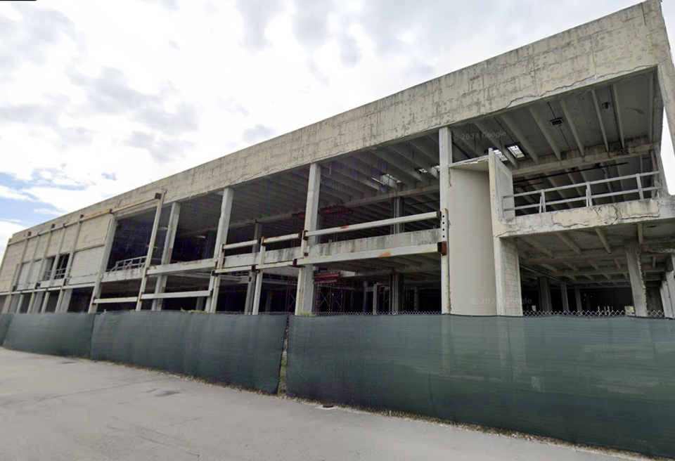 Shell of old Sheers at Broward Mall in South Florida