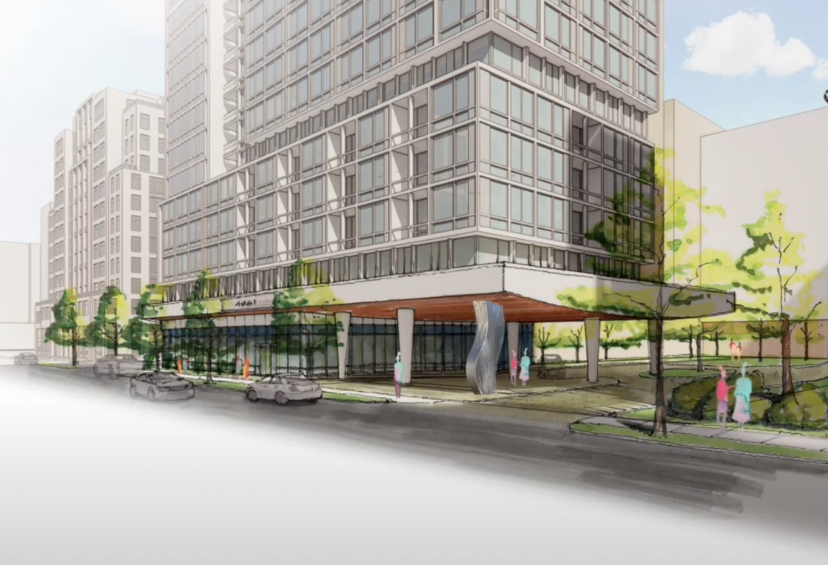 12-Story Apartment Proposal Latest In Stretch Of Development On Bethesda’s Battery Lane