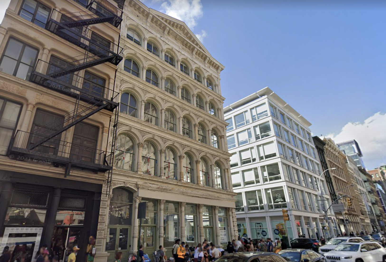 427 Broadway in SoHo, which will soon be home to former nightclub owner Robert Frey's newest venture.