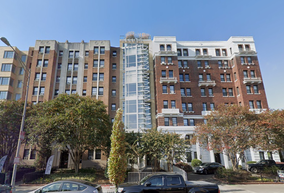 Apartment buildings at 1610 and 1616 16th St. NW