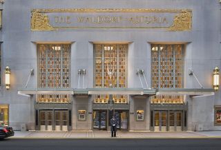 The Waldorf Astoria's facade in 2013, before it changed hands and the new owners kicked off its yearslong renovations.