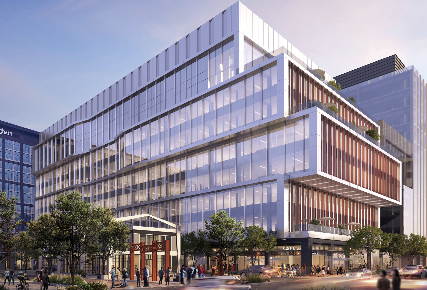 A rendering of Federal Realty's 350 Assembly Row development in Somerville.