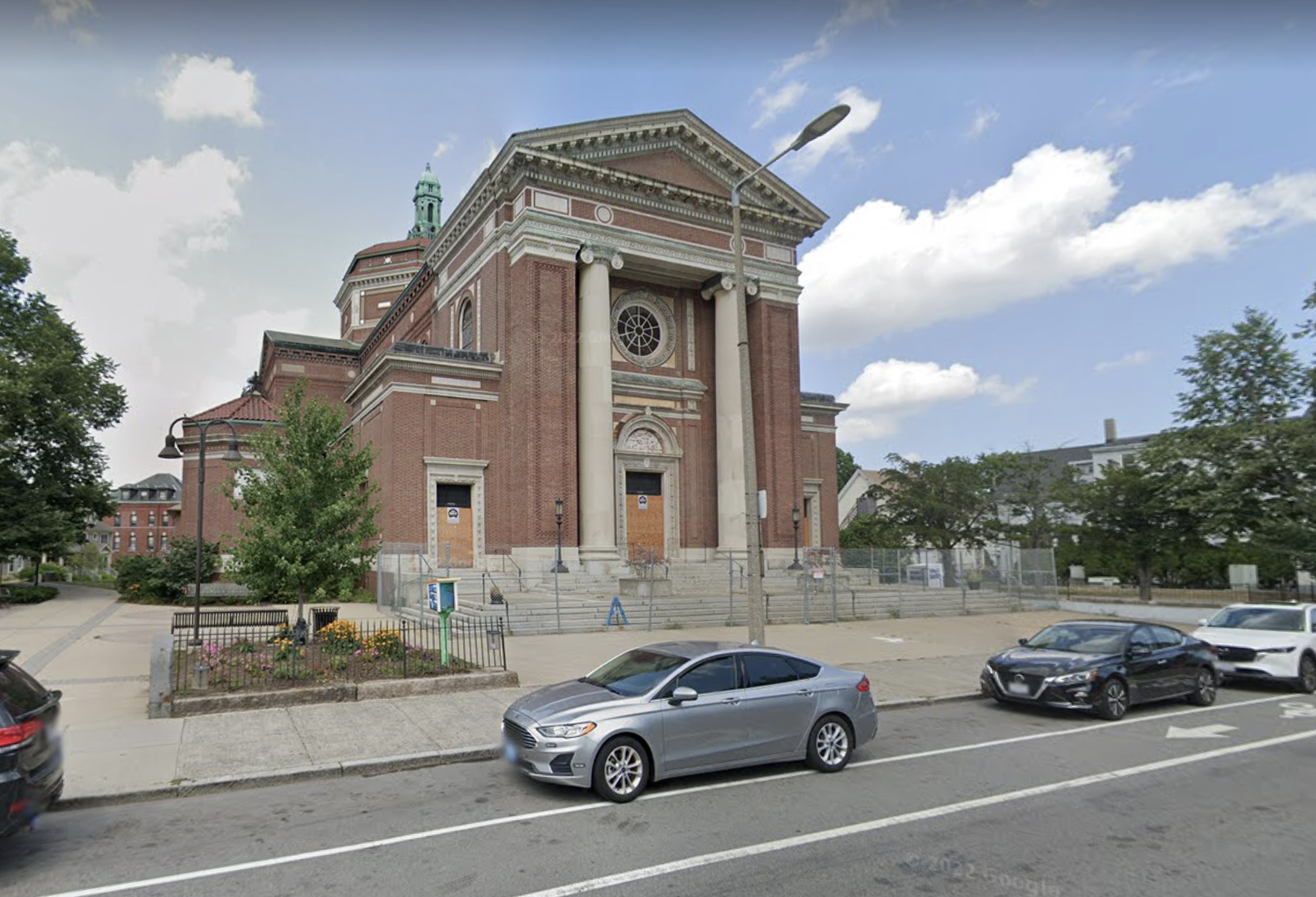Former Blessed Sacraments Church in Jamaica Plain. 