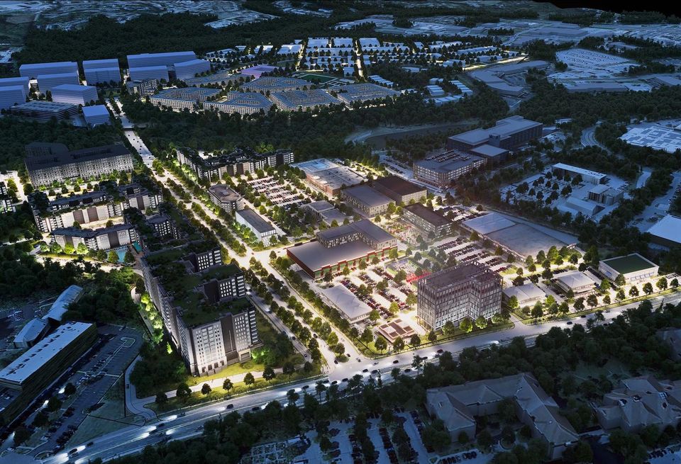 A rendering of the Viva White Oak development in Montgomery County.