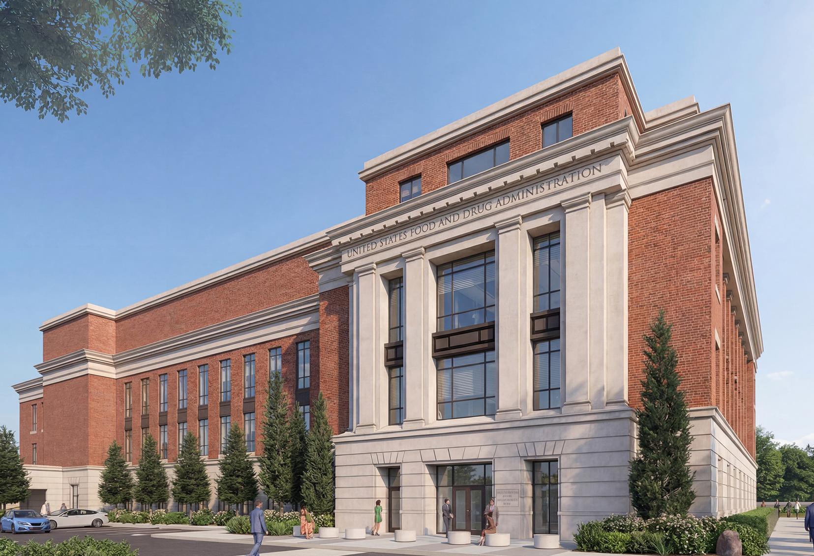 A rendering of the FDA's new food lab at the Denver Federal Center