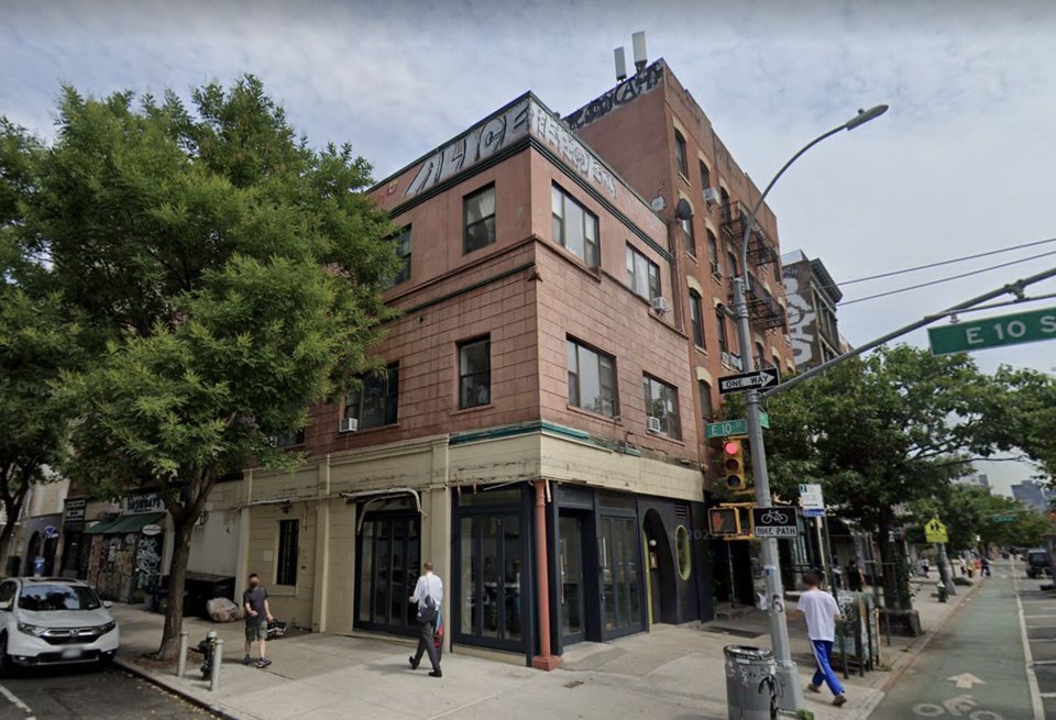 163 First Ave., from the corner of E 10th St. in Lower Manhattan
