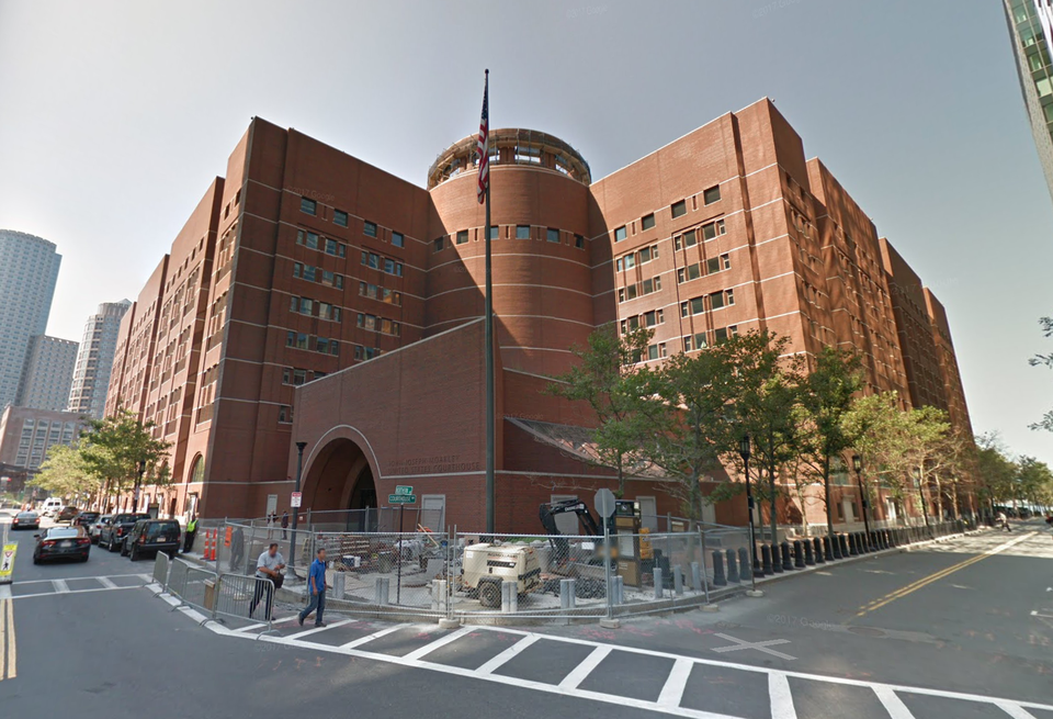 The U.S. District Courthouse of Massachusetts in Boston
