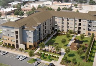 Apartment building.