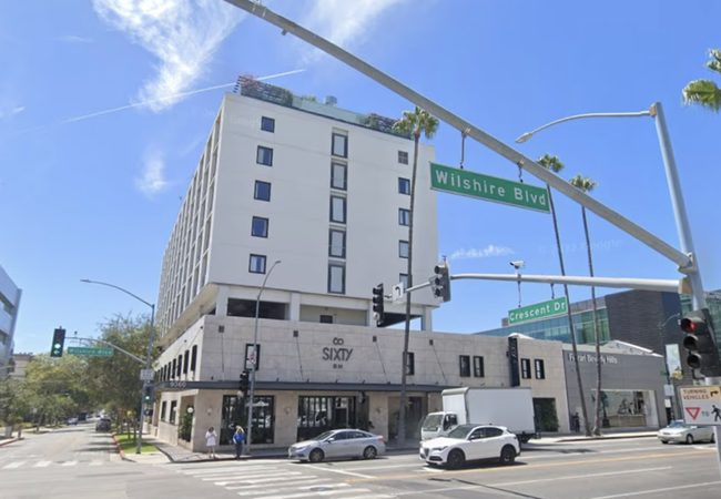 Sixty Beverly Hills Hotel Heads Back To Special Servicing