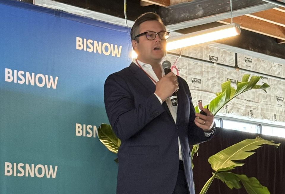 Jordan Rathlev, senior vice president at Related Cos., outlined the development firm’s plans in West Palm Beach at the event.  