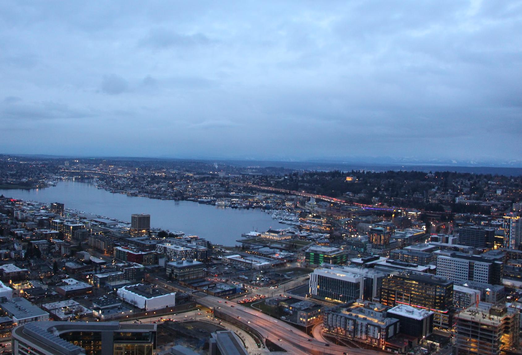 South Lake Union from the Space Needle