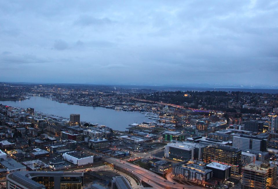 South Lake Union from the Space Needle