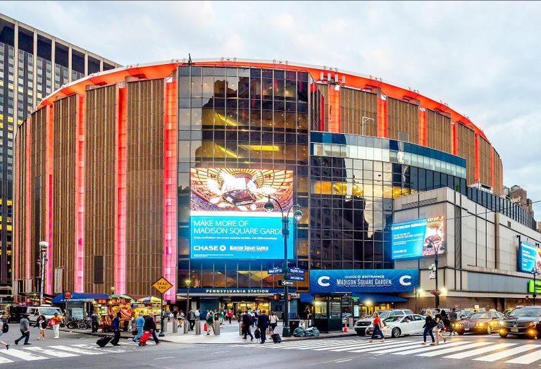 Madison Square Garden in Manhattan.