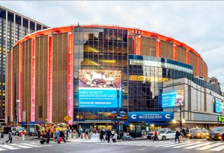 Madison Square Garden in Manhattan.