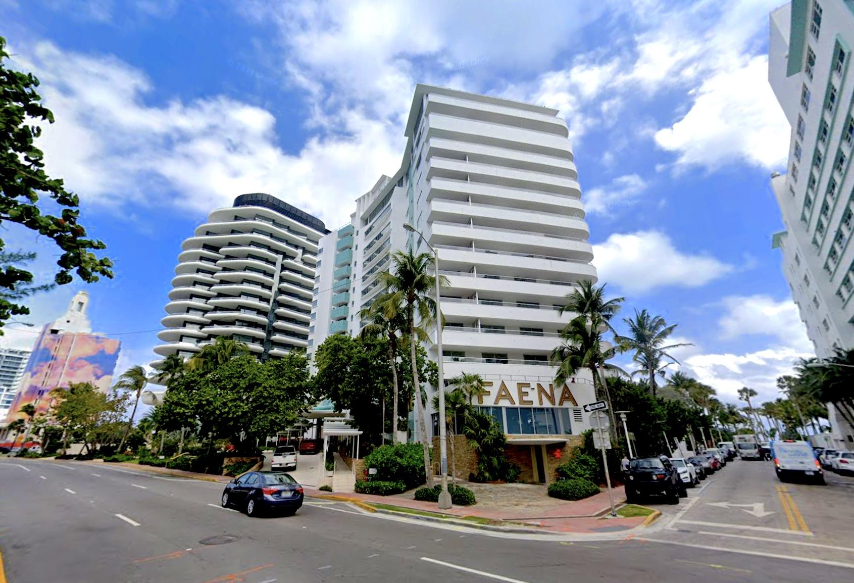 Faena Hotel Miami Beach 3201 Collins Ave Historic Miami Art Deco 