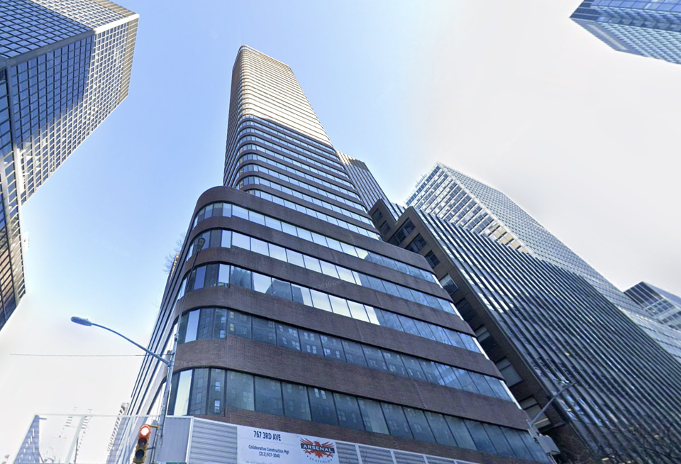 767 Third Ave., where Quantum Pacific Realty and MetroLoft are planning an office-to-resi conversion.