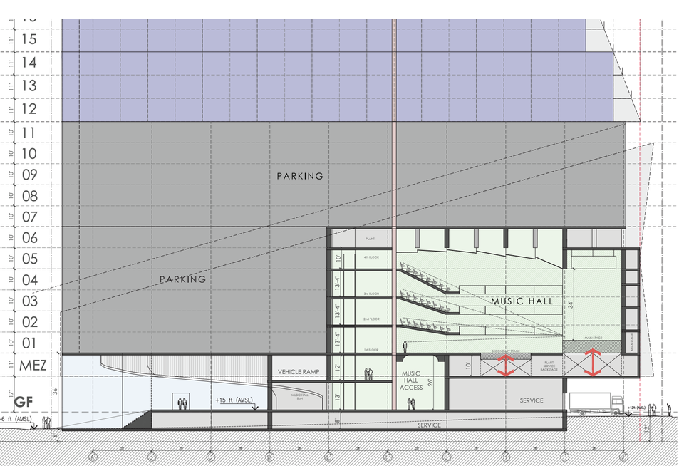 Calle 8 G and G Business Developments Millennium Developments of Brickell Concert Hall Plan