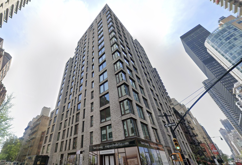Anagram Turtle Bay, a 194-apartment luxury rental from Global Holdings, MAG Partners and Safanad at 300 E. 50th St. where owners nabbed a $141.4 refinancing sum this week.