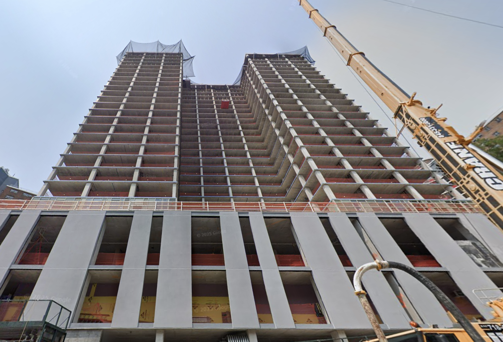 1440 Amsterdam Ave. under construction in 2024.