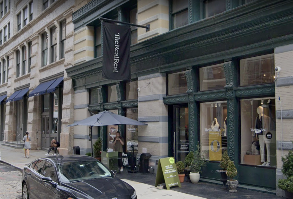 The RealReal's 80 Wooster St. store in Manhattan.