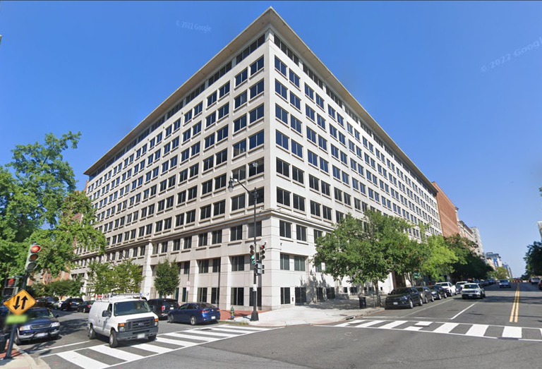 The office at 601 D St. NW in August 2022