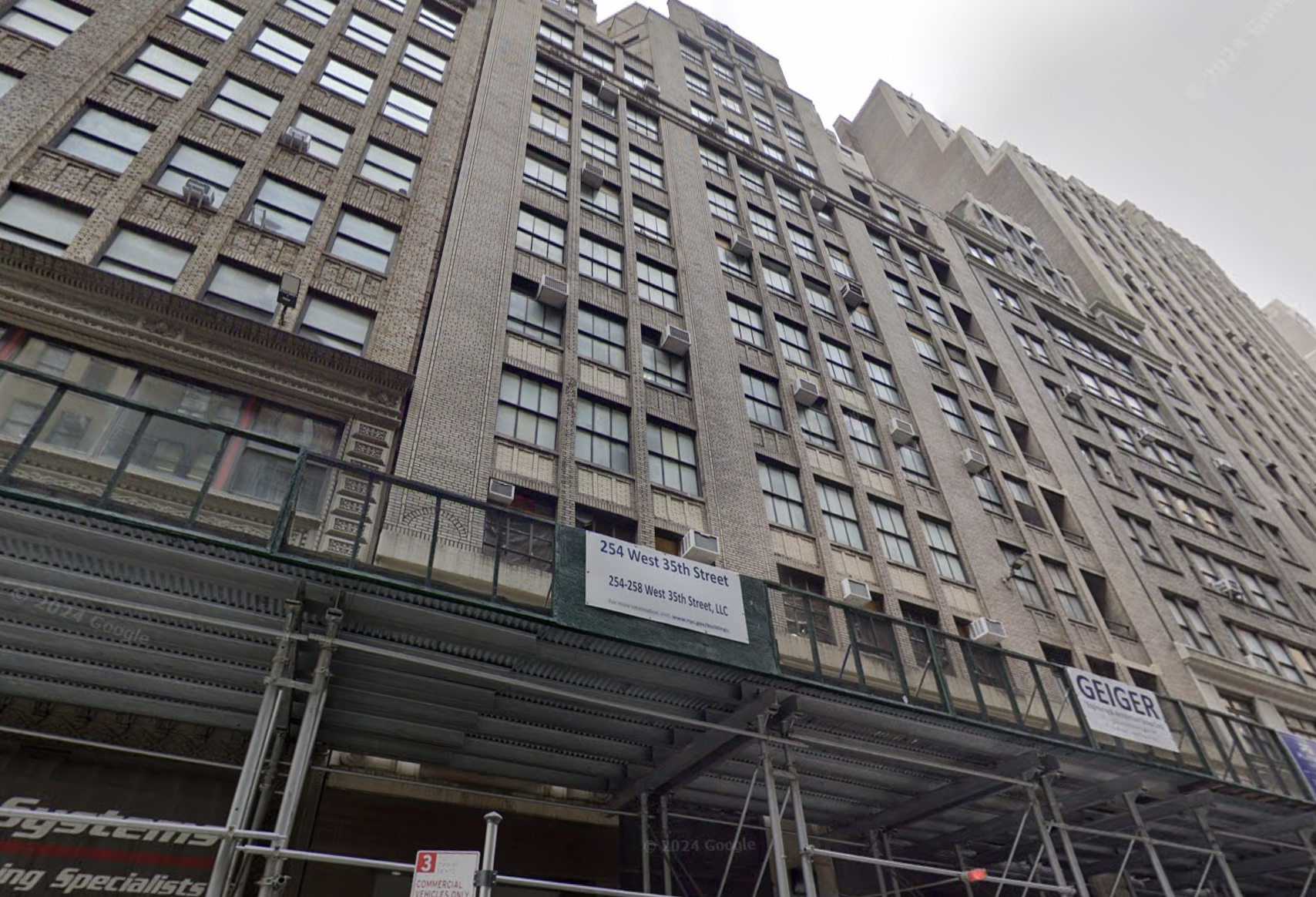 The office building at 254 W. 35th St. in Manhattan's Garment District has been slated for a conversion to self storage
