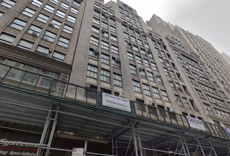 The office building at 254 W. 35th St. in Manhattan's Garment District has been slated for a conversion to self storage