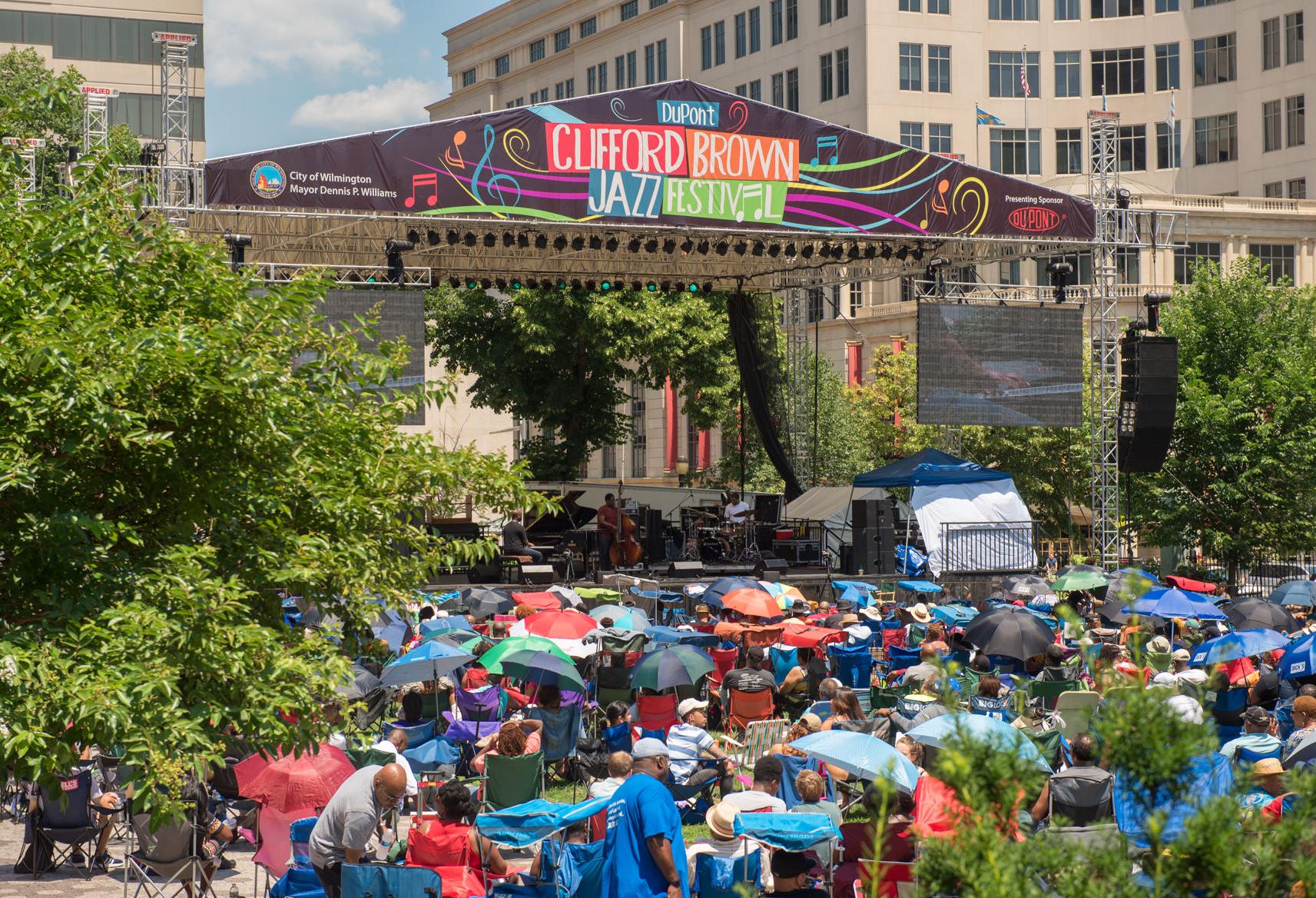 The Clifford Brown Jazz Festival in downtown Wilmington