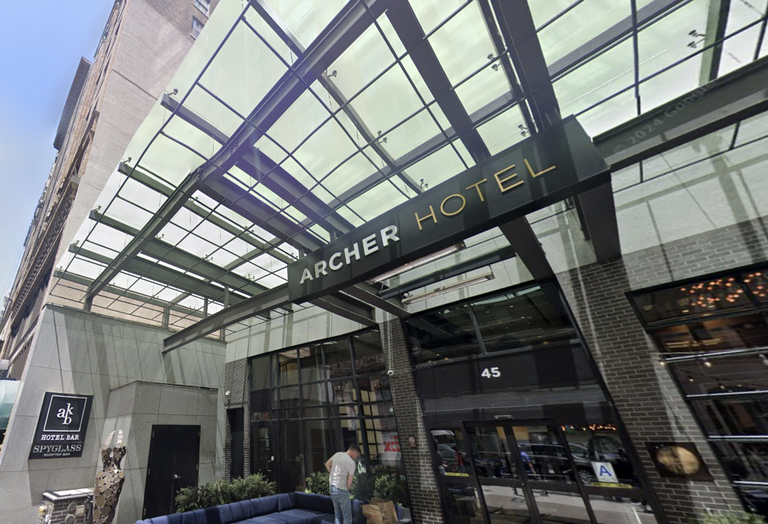 The Archer Hotel, at 45 W. 38th St., where owner LodgeWorks Partners scored a $60M refinancing this week.