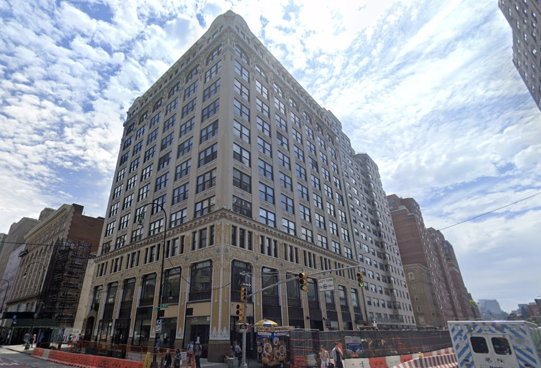 154 W. 14th St. in Manhattan, where WeWork renegotiated its lease to shrink its footprint in the building