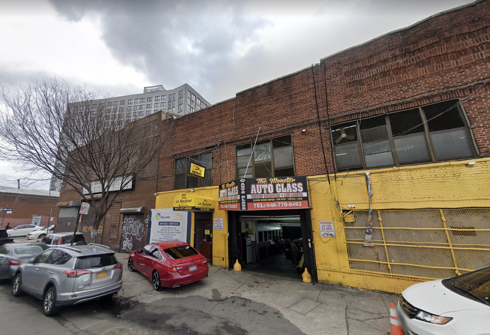 The South Bronx's 1298 Inwood Ave., where plans were filed last week for a 15-story homeless shelter.