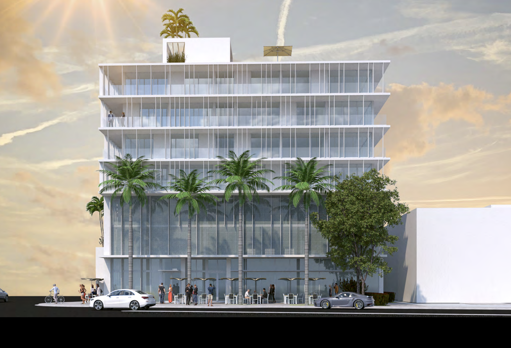 A rendering of a proposed mixed-use project at 1000 Washington Ave. in South Beach.