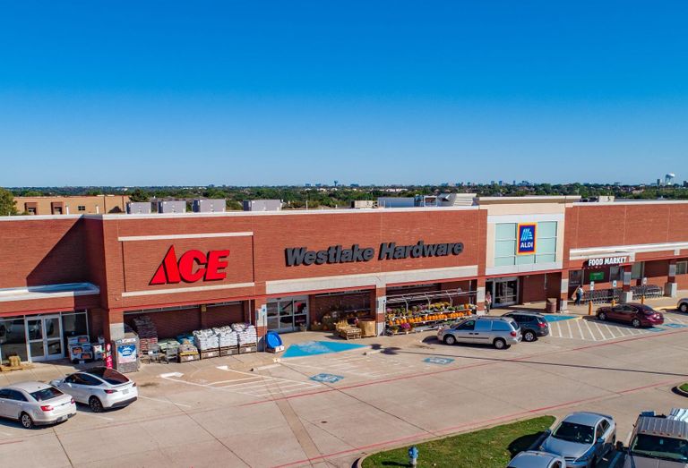 shopping center facade