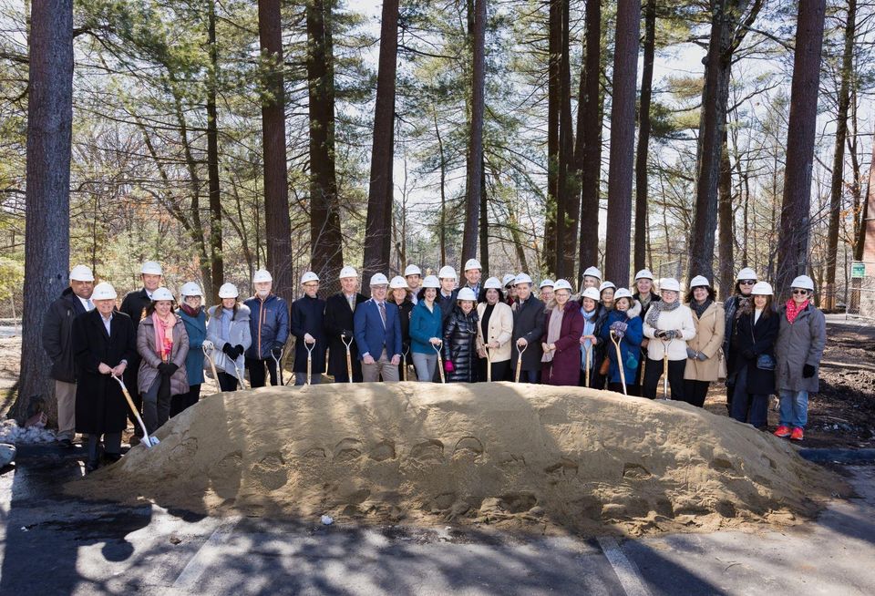 A photo from the Opus Newton groundbreaking event, which was attended by Lieutenant Gov. Kim Driscoll and Newton Mayor Ruthanne Fuller.