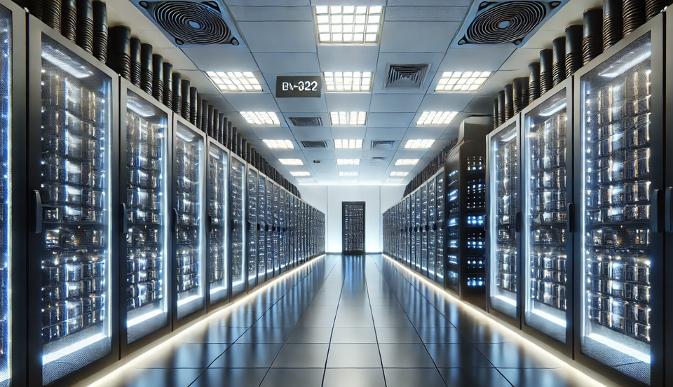 data center and server racks