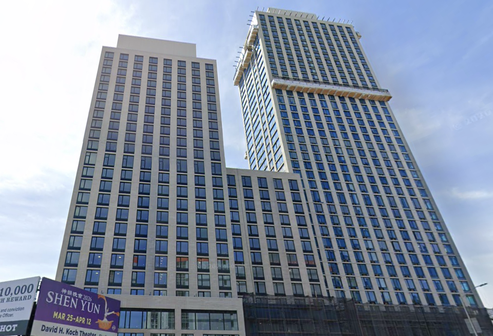 355 Exterior St., a Mott Haven apartment tower where owner Beitel Group scored a $298.4M refinancing deal this week.