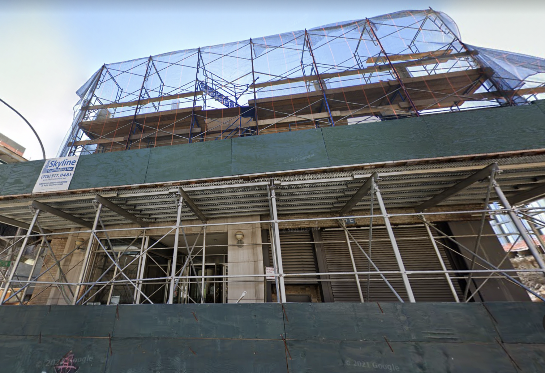 570 Washington St. in 2019, the site for a long-awaited condo project from a joint venture Zeckendorf Development, Atlas Capital Group and The Baupost Group.