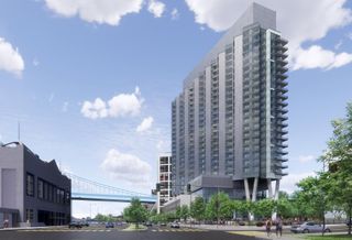 durst organization delaware river waterfront multifamily rendering