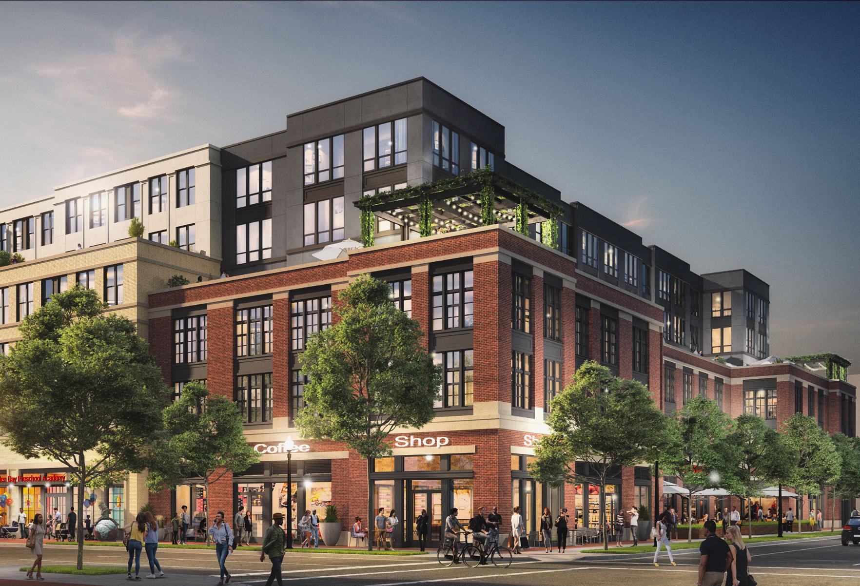 Rendering for the redevelopment of the Samuel Madden Homes site in Alexandria