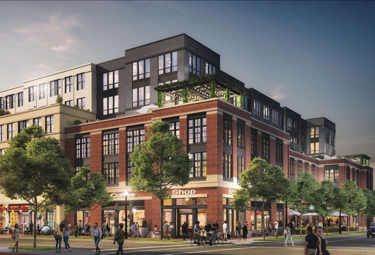Rendering for the redevelopment of the Samuel Madden Homes site in Alexandria
