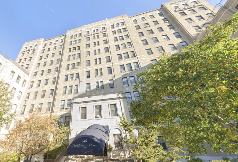 The former Brooklyn Jewish Hospital, transformed into a rent-stabilized apartment complex in the early 2000s.