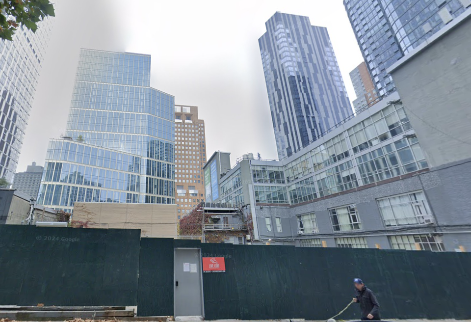 The development site at 106 Fleet Place in November 2024.