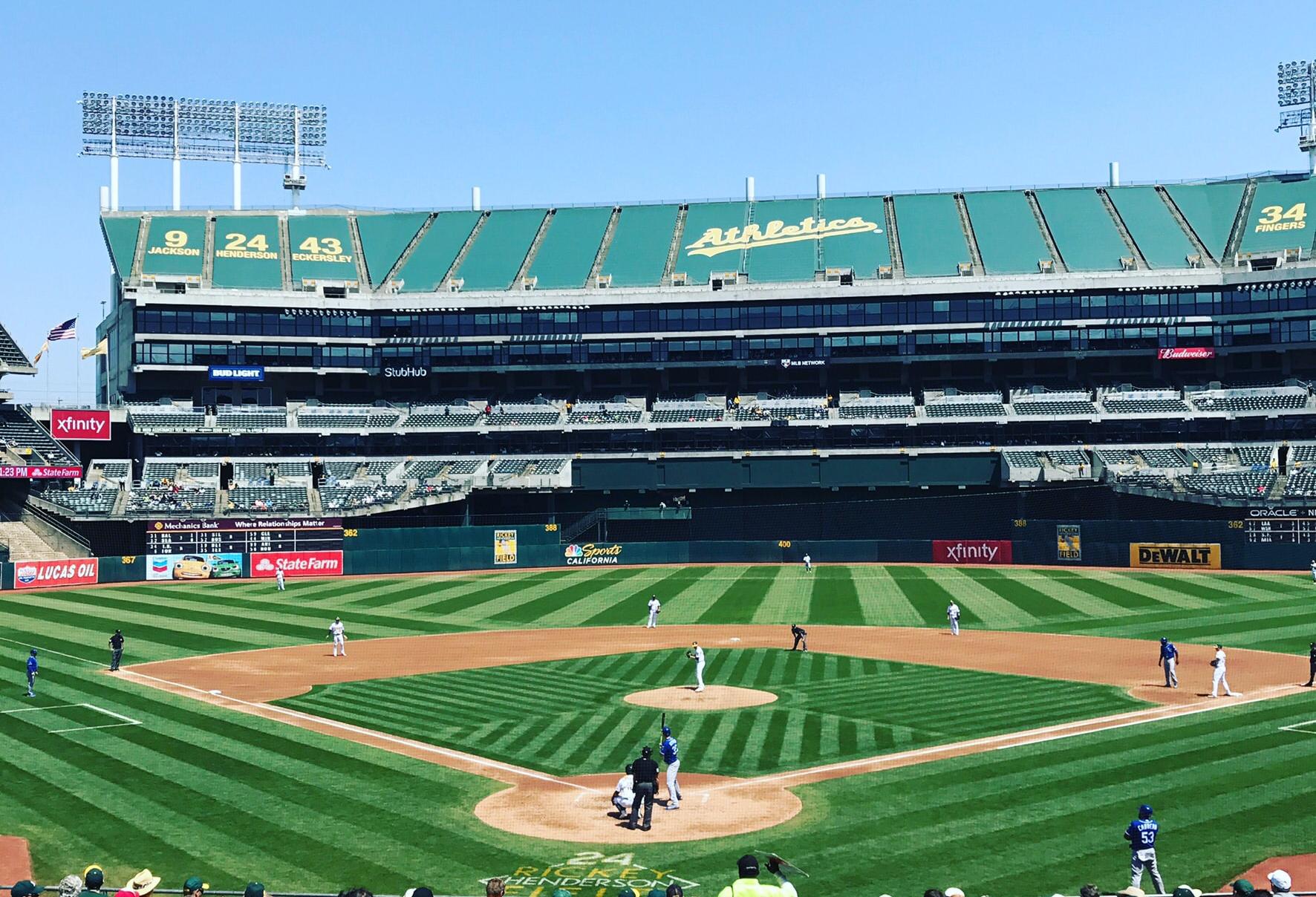 The Coliseum in Oakland