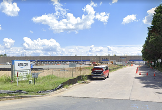 Amazon sorting center in Aberdeen